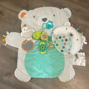 Bright starts tummy time prop & play mat